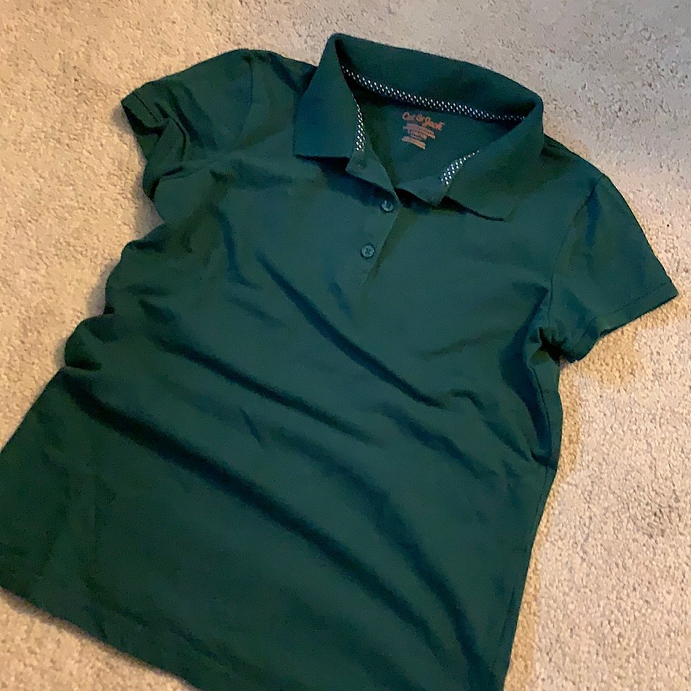 Kids Cat & Jack Polo -green
